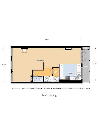 Medium property photo - Middenweg 36-2, 1097 BP Amsterdam